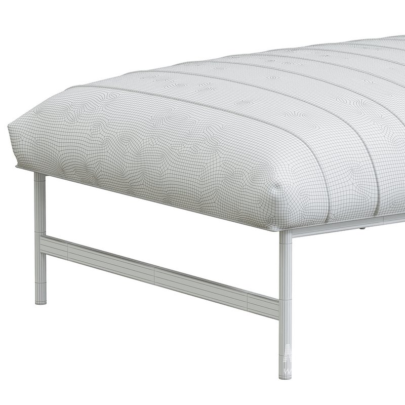 Antwerp Leather Bench - Image 4