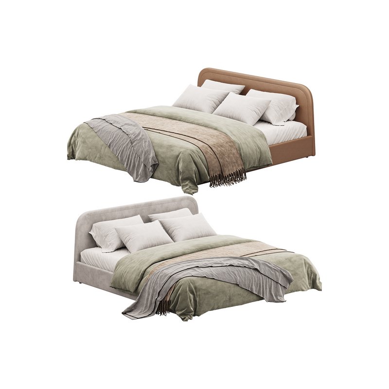 Camilla Low Profile Bed - Image 1