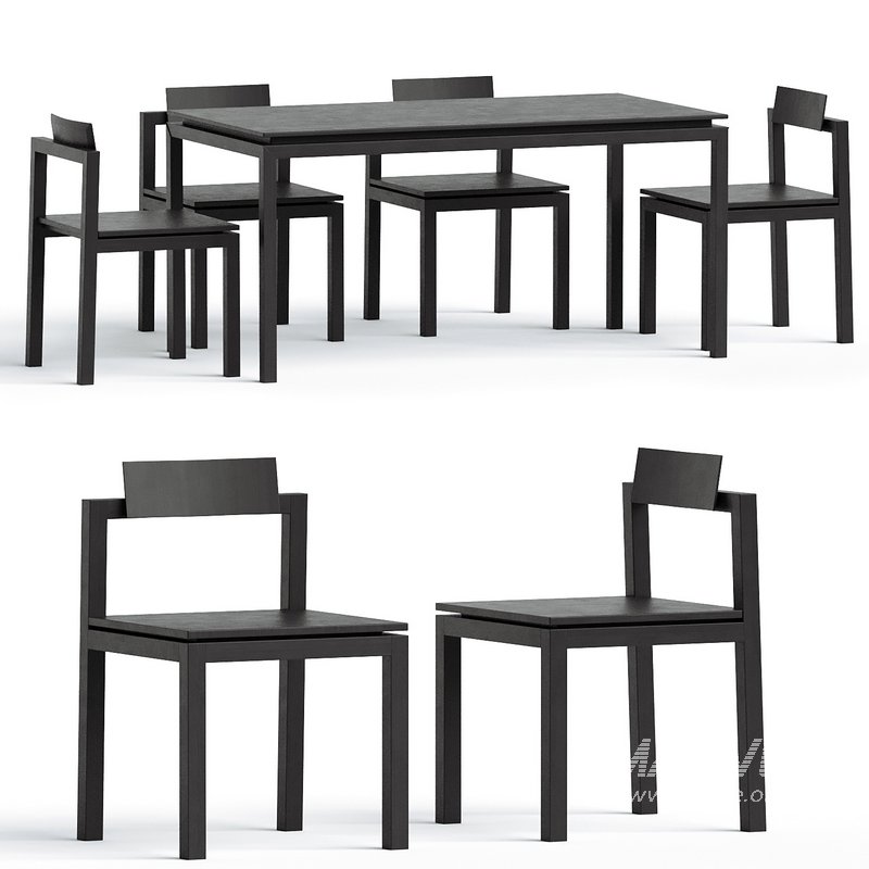 Humilis Chair and Modesto Table by FrancoGrea - Image 1