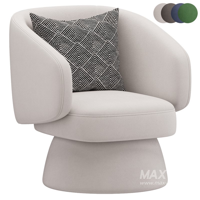 Air Swivel Armchair - Image 1