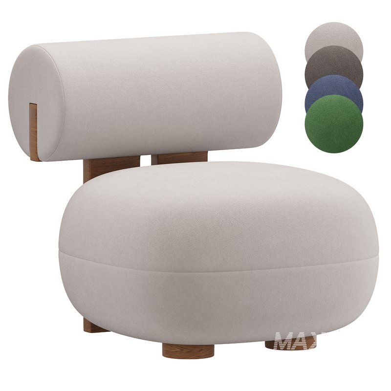 Hippo Lounge Armchair - Image 1