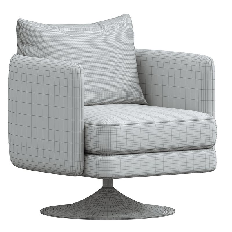 Auburn Swivel Chair WestElm - Image 3