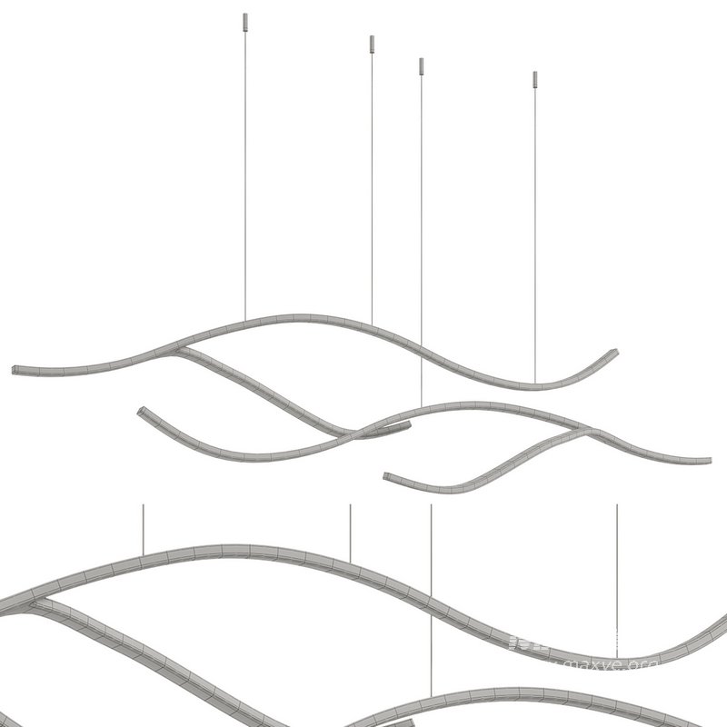 Louise Modern Wave Pendant Light - Image 2