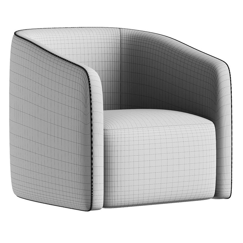 armchair white 5 - Image 6