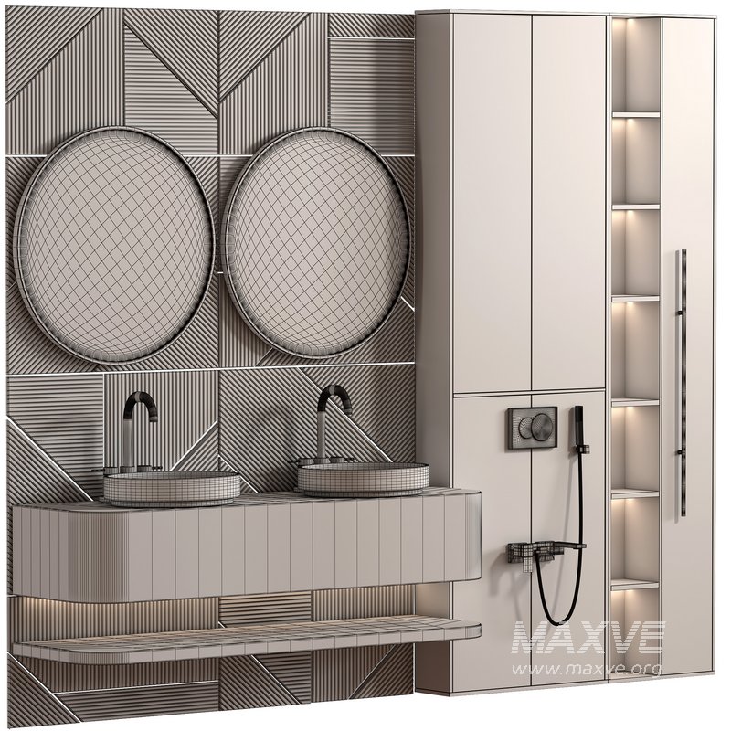 bathroom furniture set 042 - Image 4