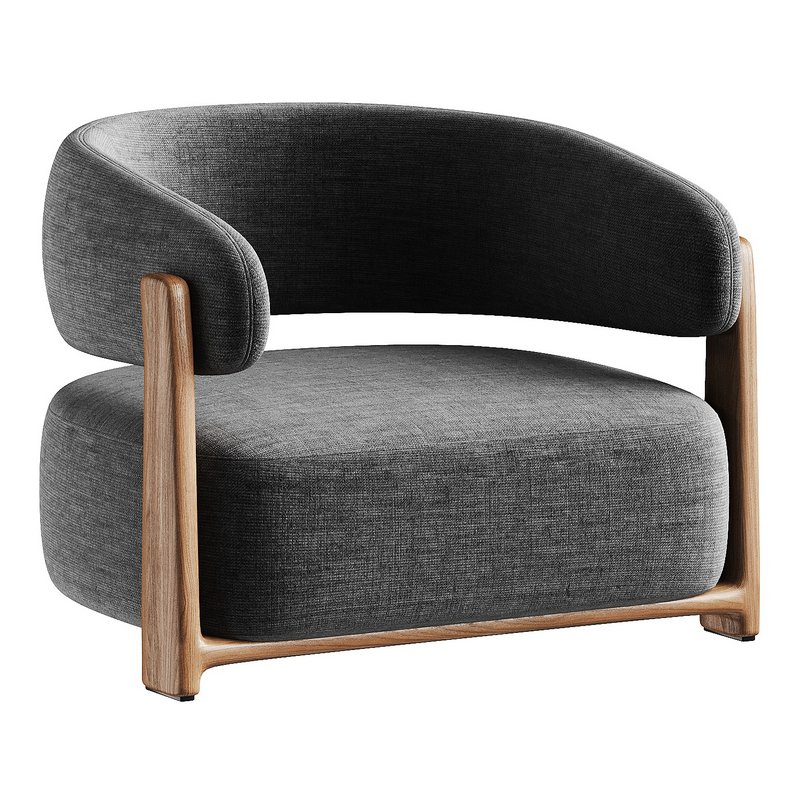 armchair white 2 - Image 2