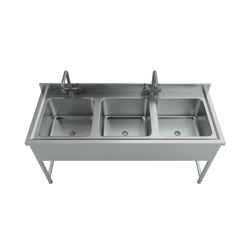 Triple Bowl Sink - Image 1