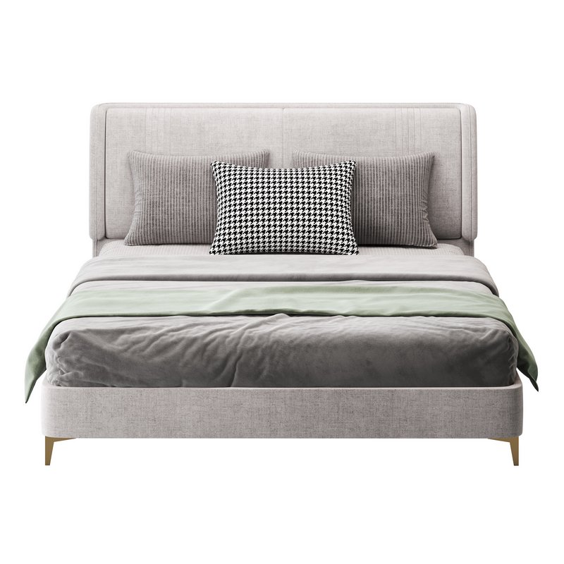 Leather Beige Bed Frame - Image 10