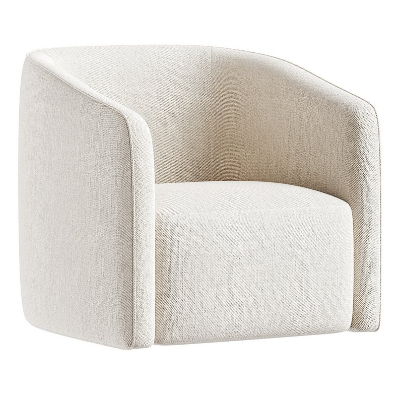 armchair white 5 - Image 2