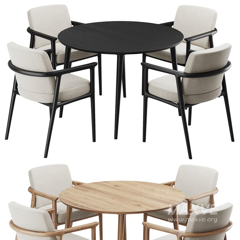 Dinning chair and table189 - Image 1