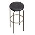 Circular Bar Stool in Bronze and Leather Designed by Craig Bassam - Thumbnail 3