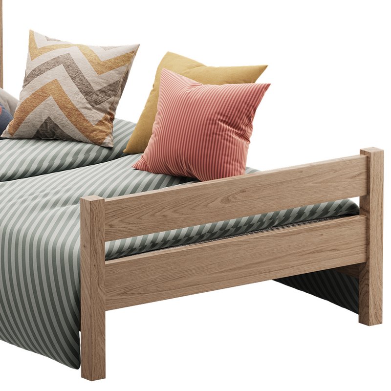 PAPROOS Twin Bed Frame for Kids - Image 11