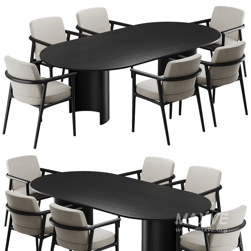 Dinning chair and table188 - Image 1