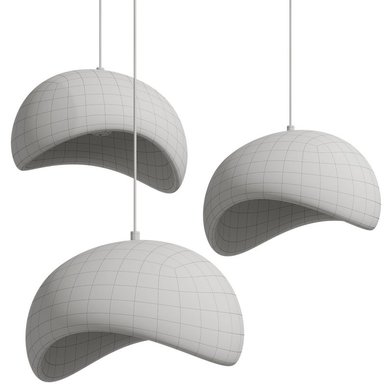 Handmade Oval Resin Chandelier Lamp - Image 5