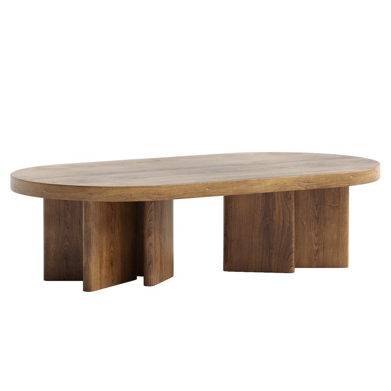 Pill Shape Coffee Table - Image 3