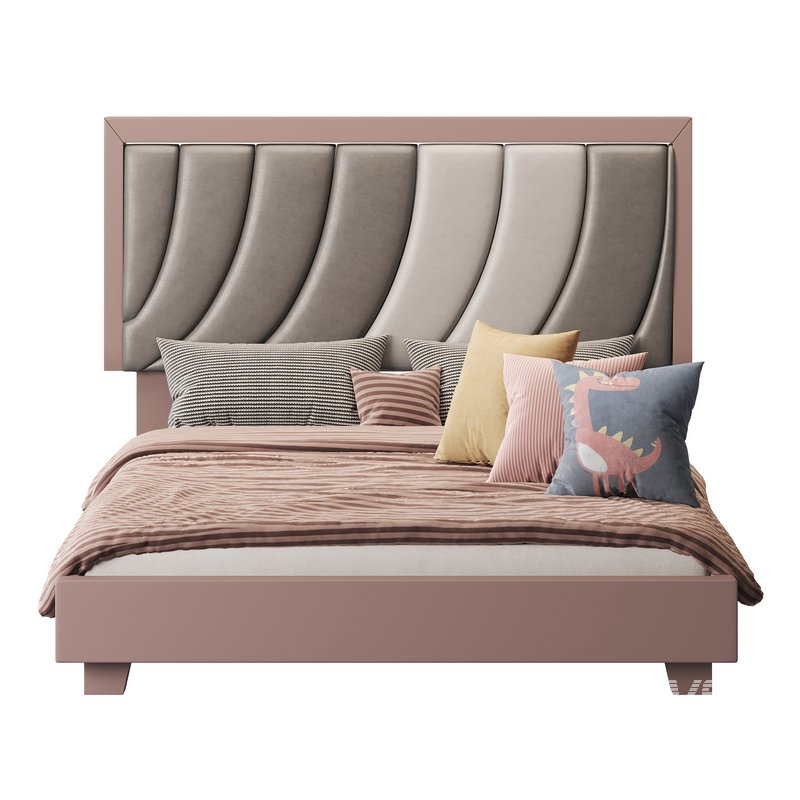 Boyd Sleep Bree Upholstered Faux Leather Platform Bed - Image 11