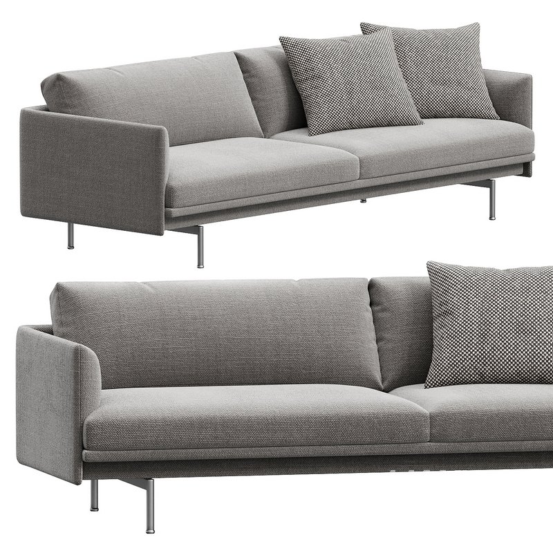 Outline Sofa 3-Seater - Image 3