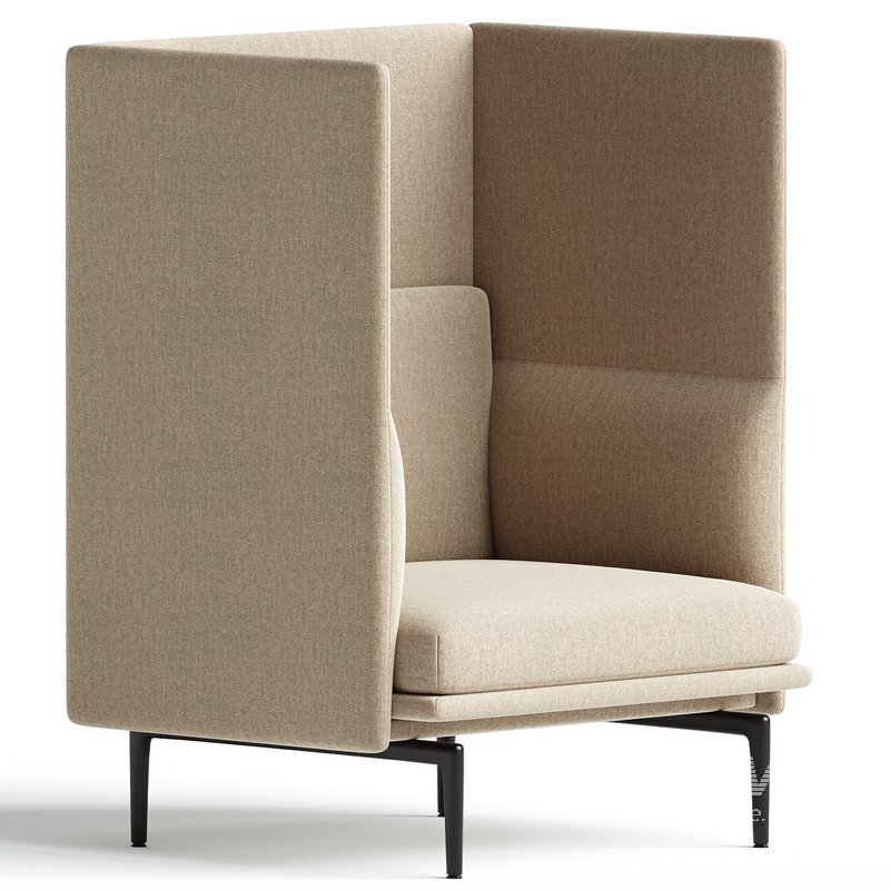 Outline Highback 1Seater Sofa - Image 1