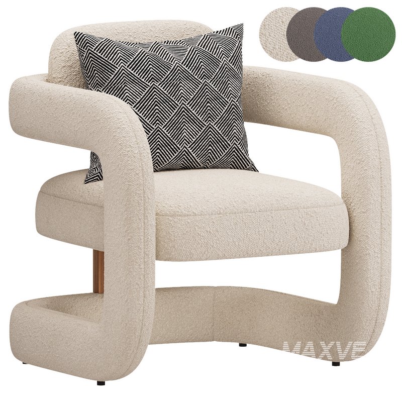 Four Hands Bronte Armchair - Image 1