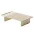 Duo Large Travertine Coffee Table - Thumbnail 2