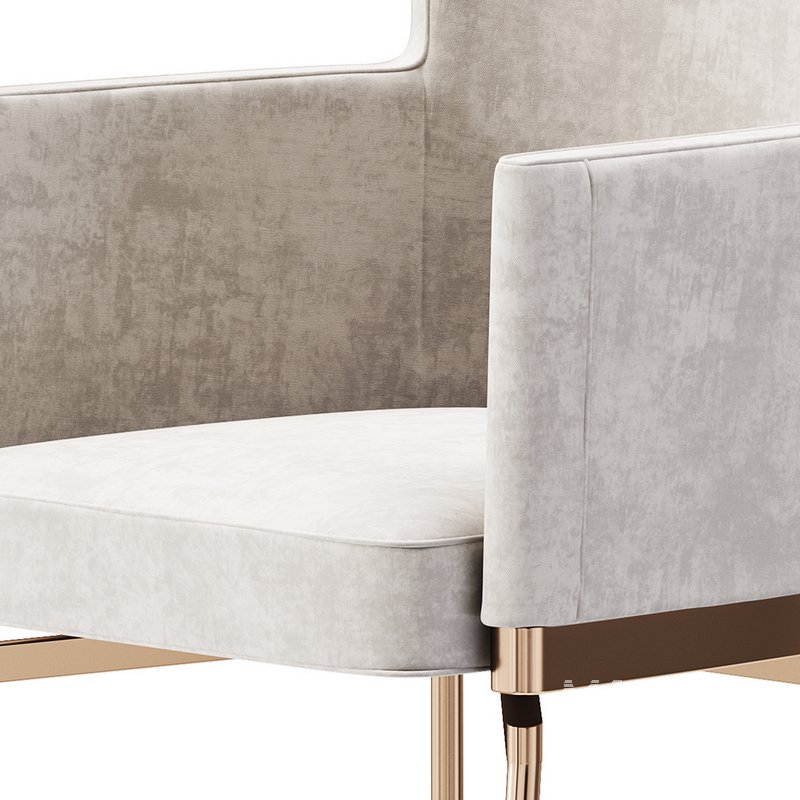 EVORA METAL LEGS UPHOLSTERED CHAIRS - Image 10