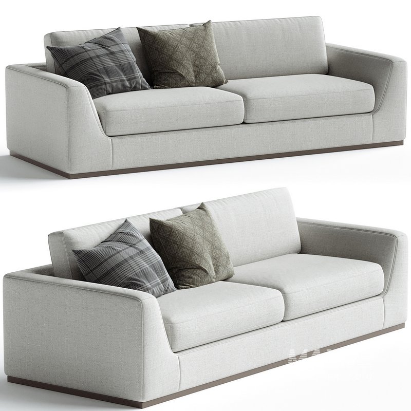 Colt Sofa Aldred Silver - Image 1