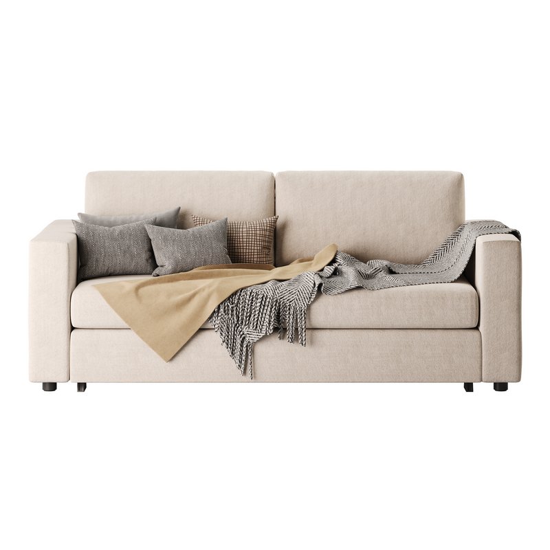 Sleeper sofa Gunnared beige - Image 6