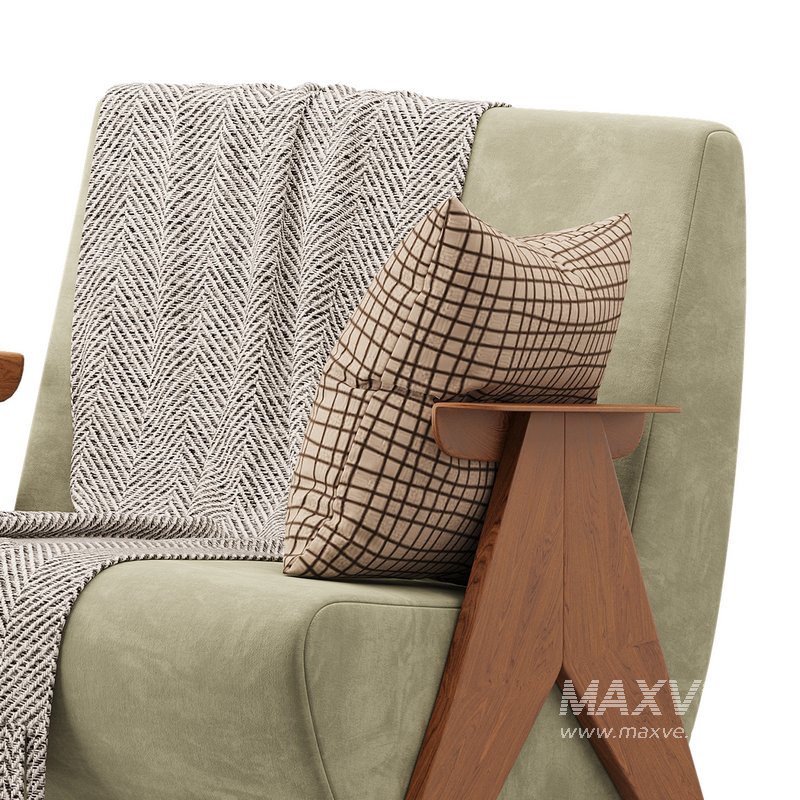 Nordic Ash Wood Arm Chair - Image 13