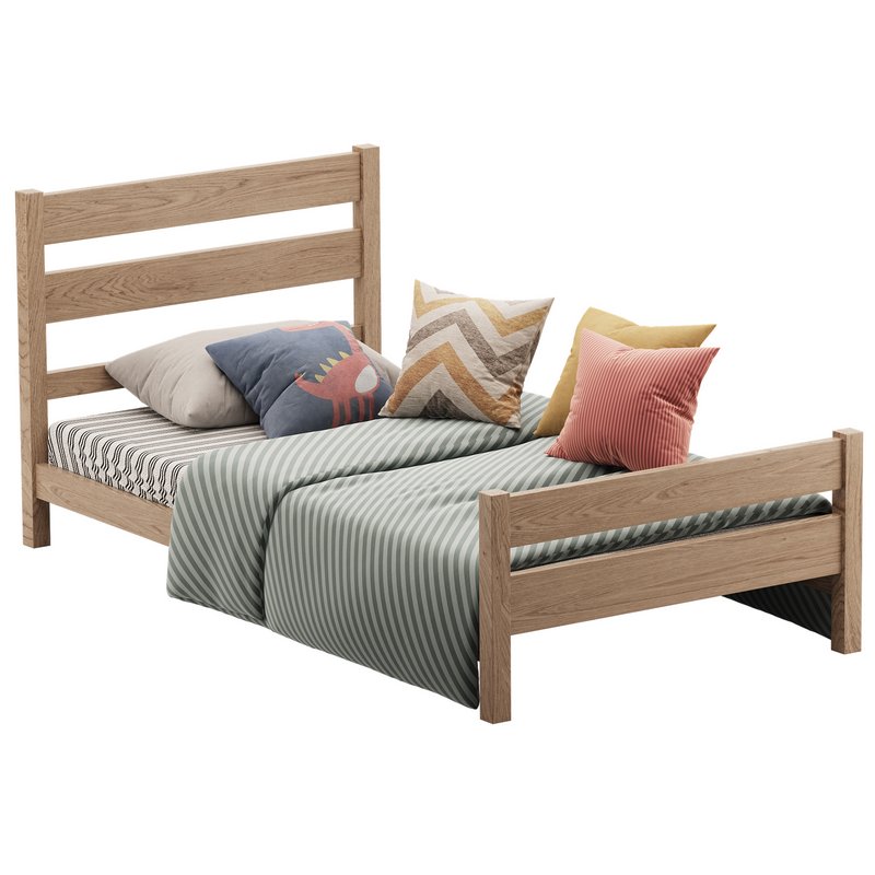 PAPROOS Twin Bed Frame for Kids - Image 2
