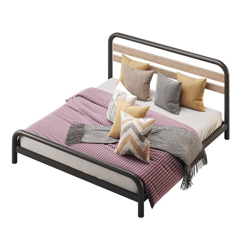 Soonbuy Queen Size Platform Bed - Image 6