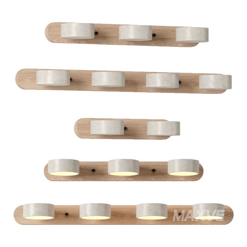 Travertine Duo Lamp bracket Wall Light - Image 1