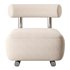 Modish Solid Color Foam Side Chair - Thumbnail 13