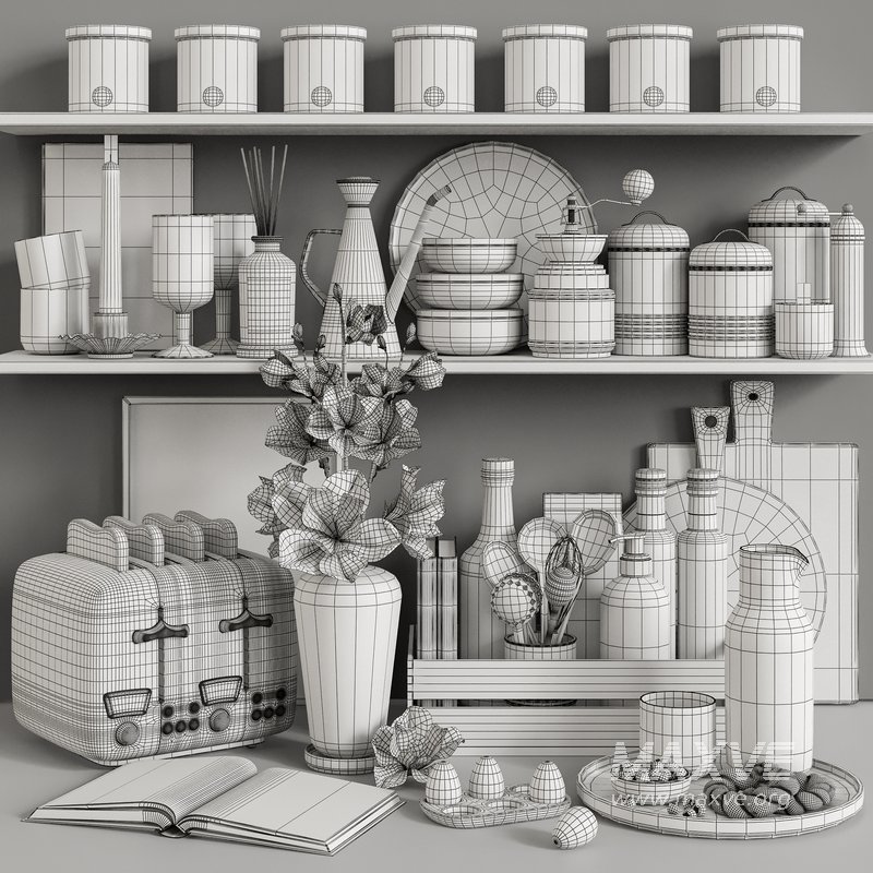 Kitchen decor set 06 - Image 4