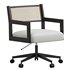 Lakeport Upholstered Swivel Desk Chair - Thumbnail 3