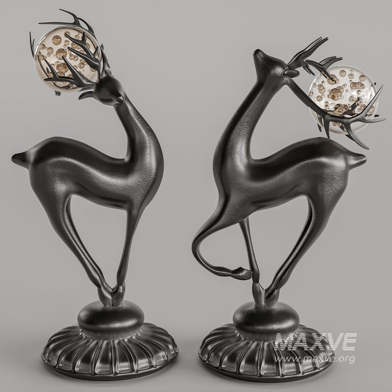 Nordic style crystal ball deer - Image 4