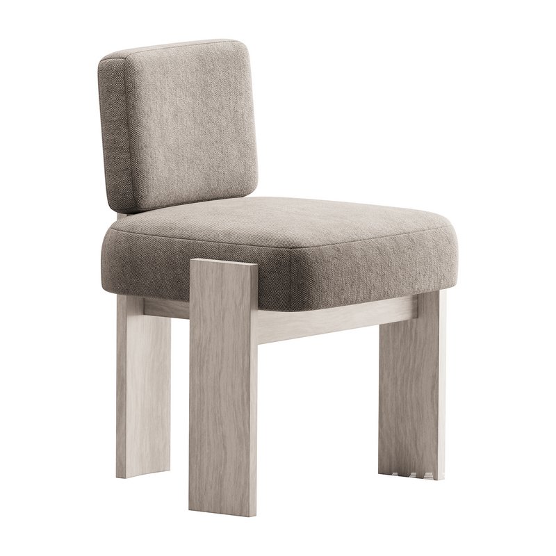 C Back Armless Chair - Image 10