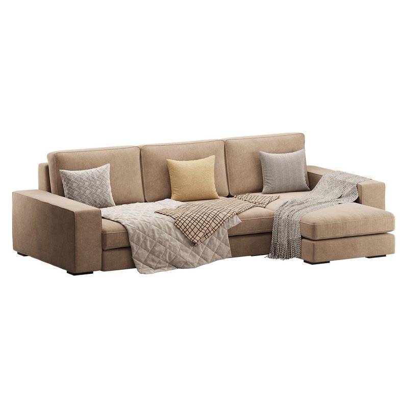 Sofa with chaise - Image 4