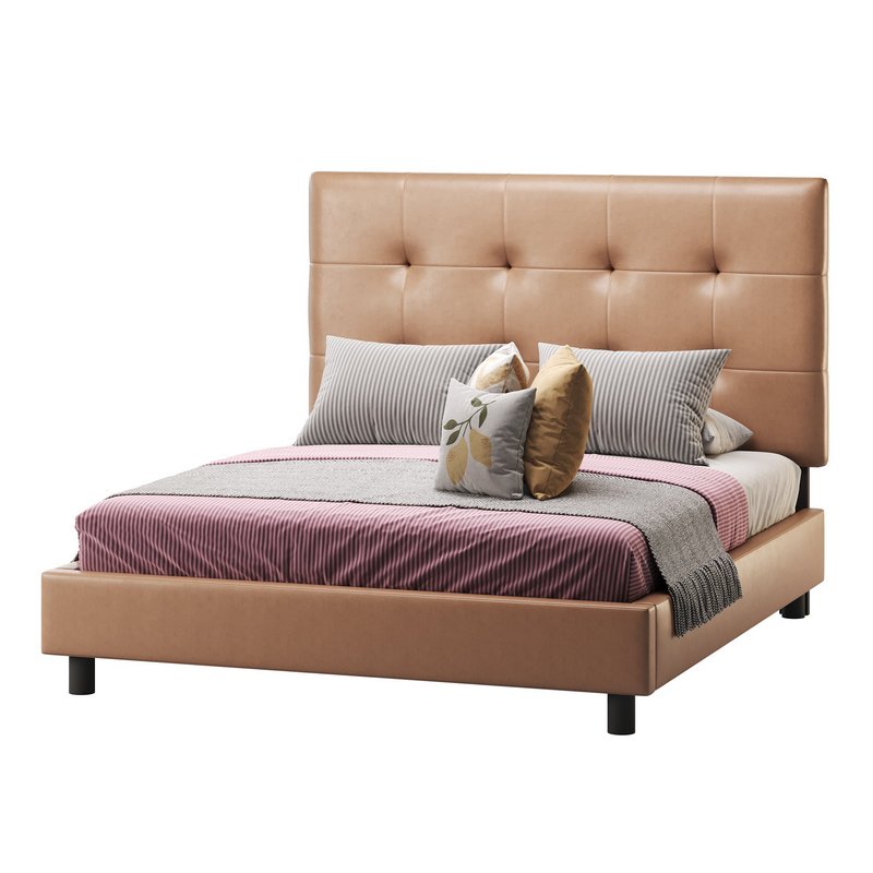 BED Alice Tufted Beige - Image 7