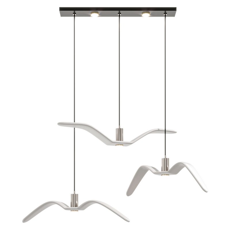 Hanging plastic Led Lamp Bird - Image 3