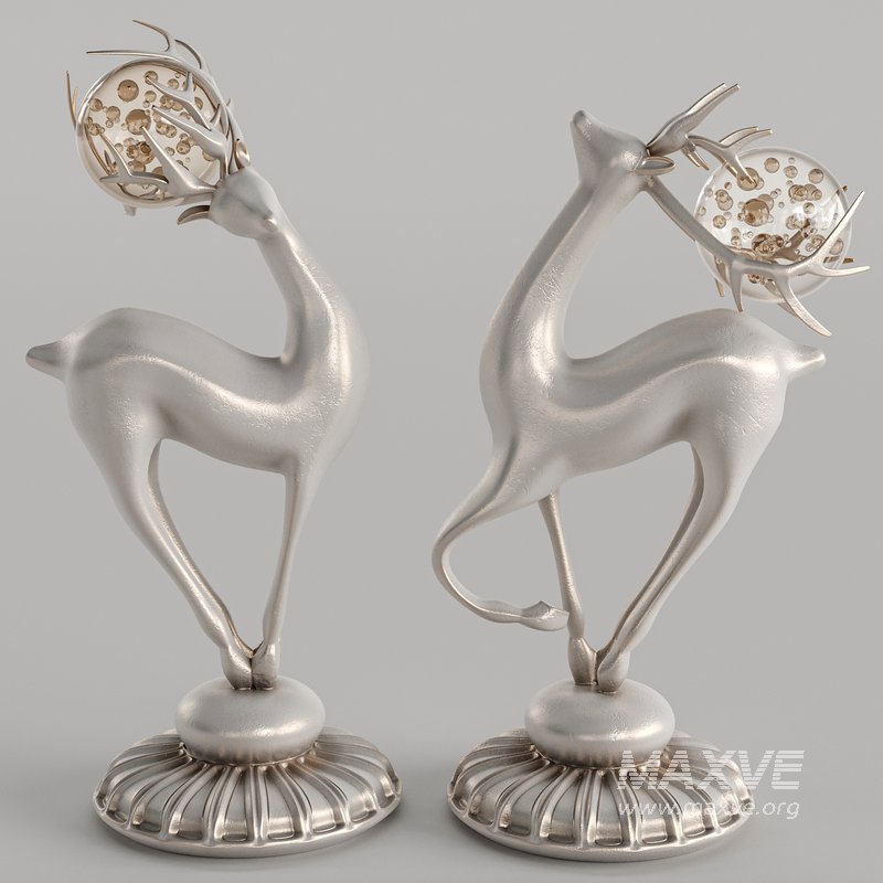 Nordic style crystal ball deer - Image 6
