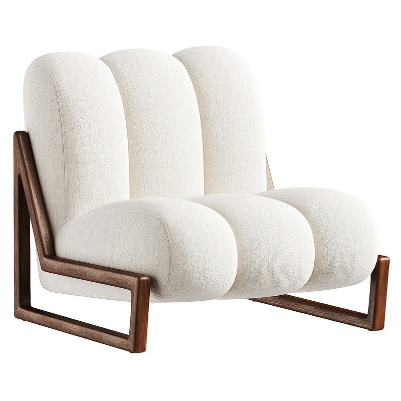 armchair white 6 - Image 5