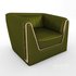 Vega Arm Chair Green - Thumbnail 3