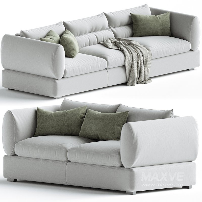 Blanche Parma Sofa Set 01 - Image 4