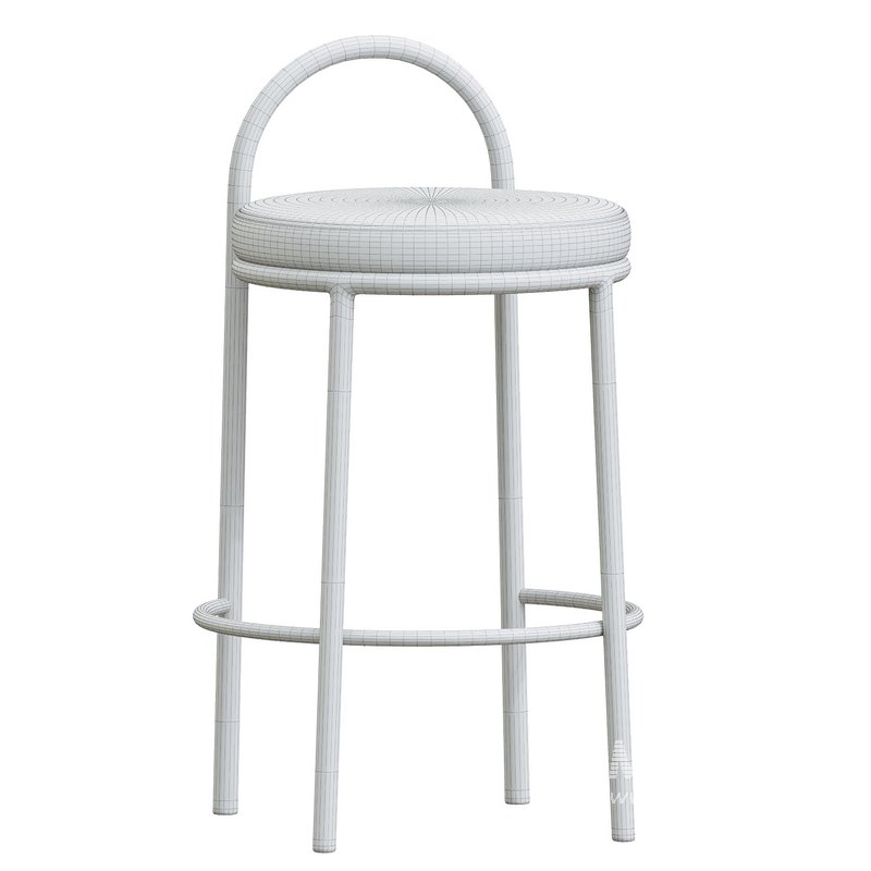 Mclean 63cm Black Frame Bar Stool - Image 4