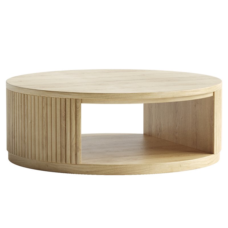Fitzroy Modern Natural Acacia Coffee Table - Image 2