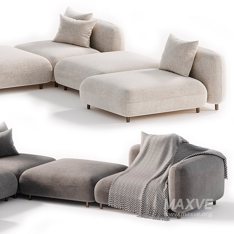 Tokio Modular fabric Sofa 2 - Image 2