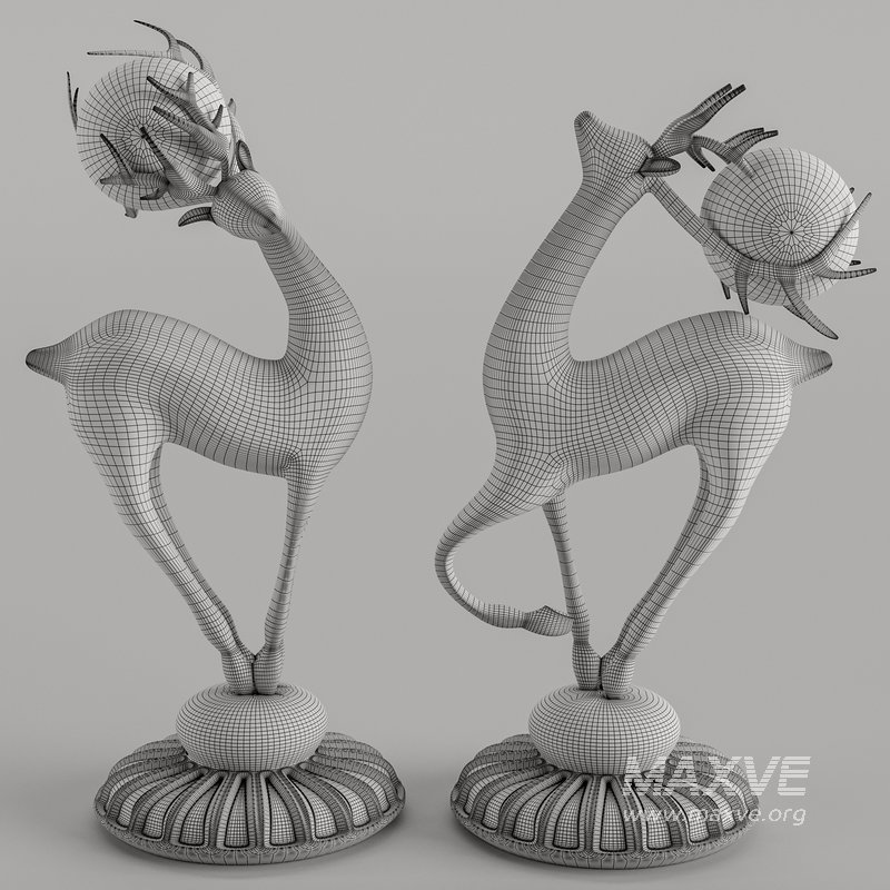 Nordic style crystal ball deer - Image 5