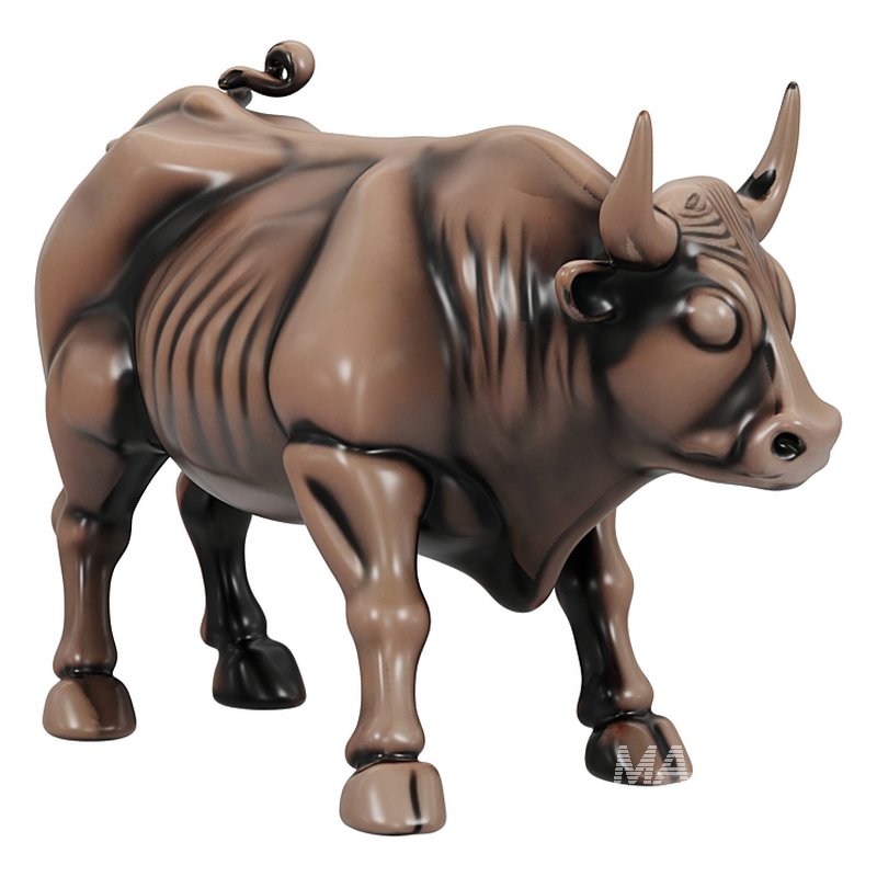 Bronze Bull Statue - Image 2
