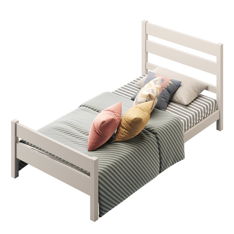 PAPROOS Twin Bed Frame for Kids - Image 4
