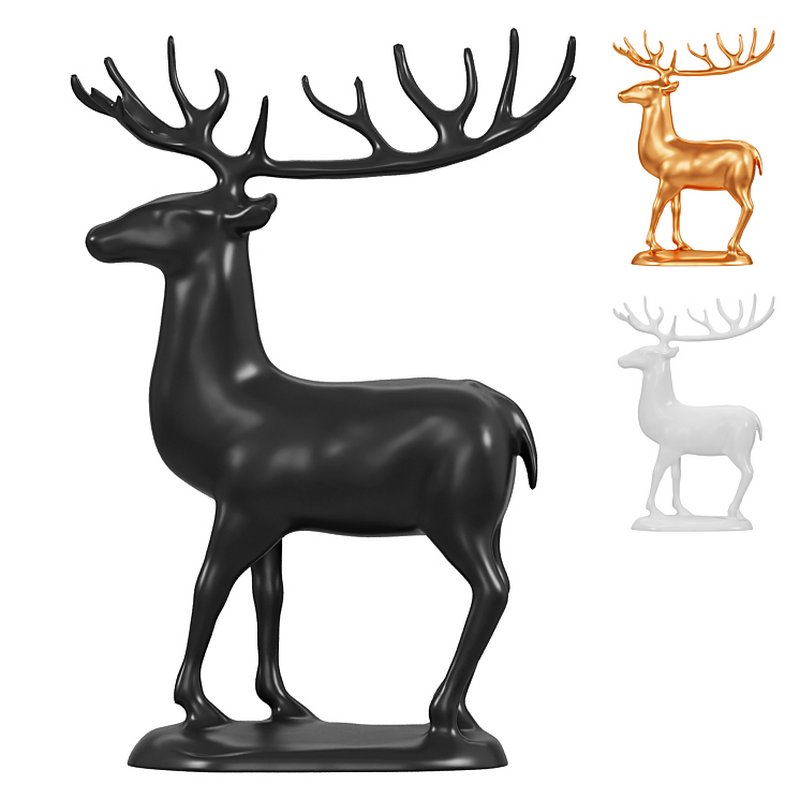 Deer Sculpture - Image 1